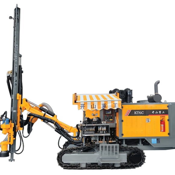 integrated dth drilling rig