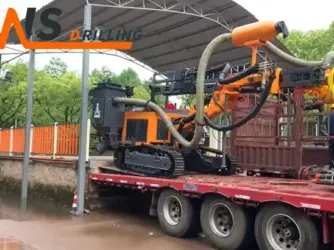 blasting drill rig